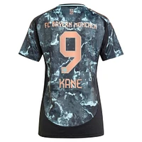 Maillot de joueur réplique adidas Harry Kane noir Bayern Munich 2024/25 extérieur pour femme