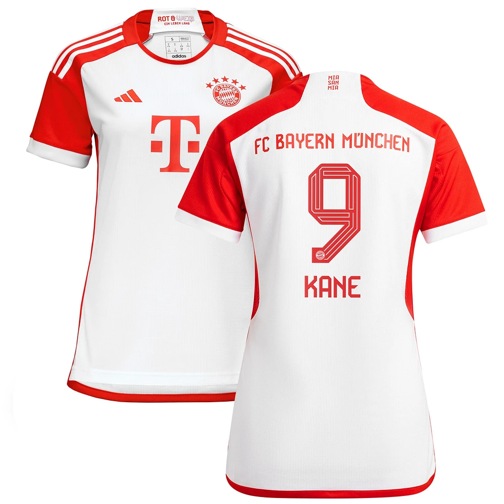 Maillot Bayern Munich 2023/24 Home Replica Player adidas Harry Kane blanc pour femme