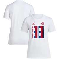 Women's adidas White Bayern Munich 2022/23 Bundesliga Champions T-Shirt