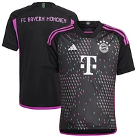 Maillot adidas Bayern Munich 2023/24 Extérieur Replica Enfant Noir