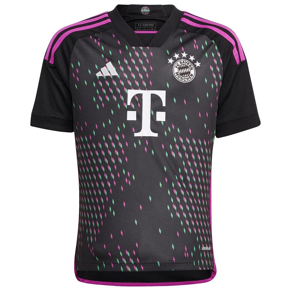 Maillot adidas Bayern Munich 2023/24 Extérieur Replica Enfant Noir