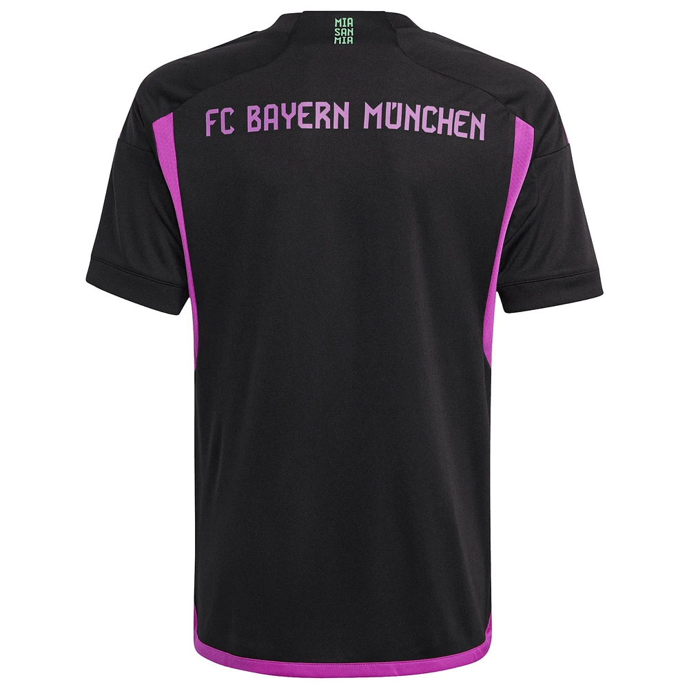 Maillot adidas Bayern Munich 2023/24 Extérieur Replica Enfant Noir