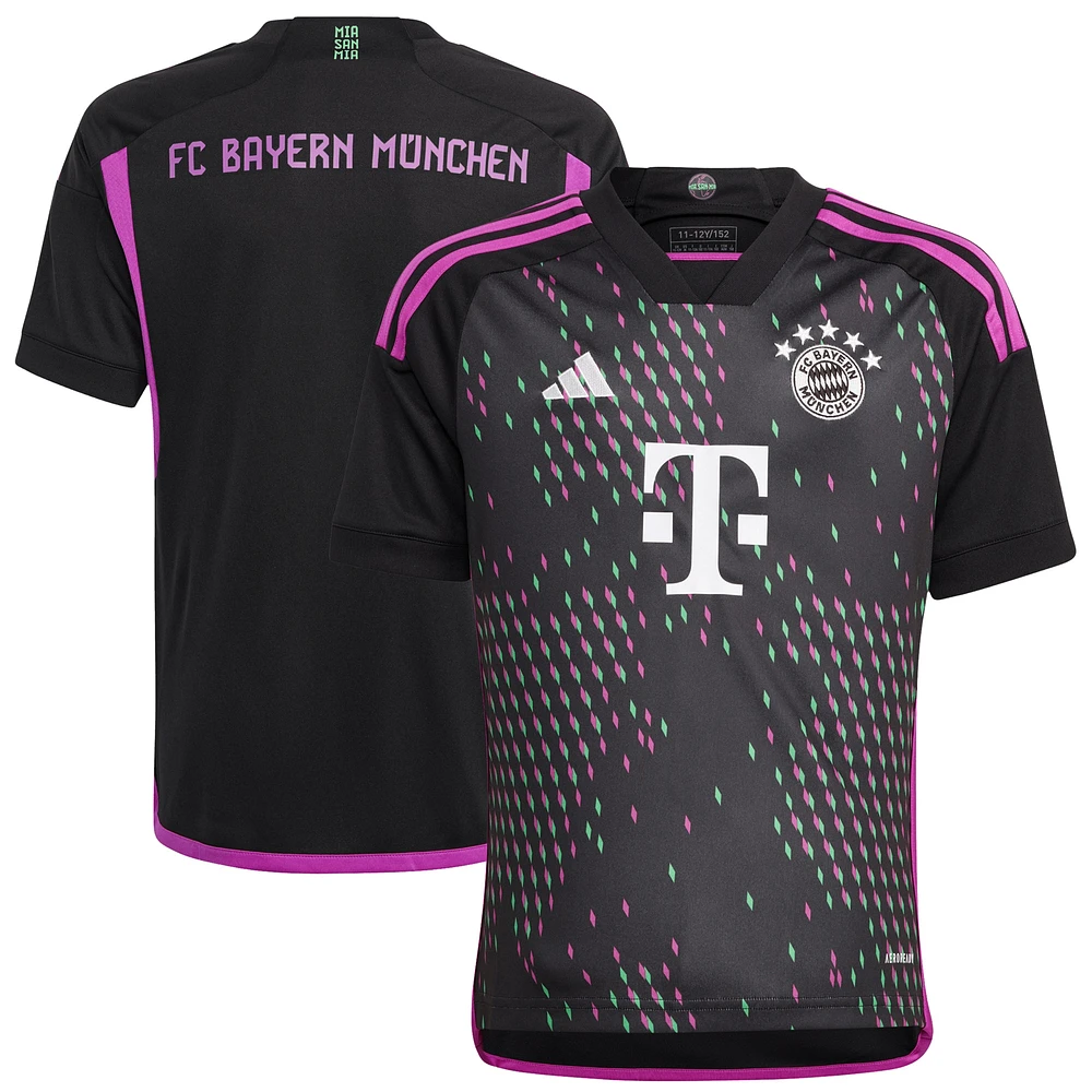 Youth adidas  Black Bayern Munich 2023/24 Away Replica Jersey