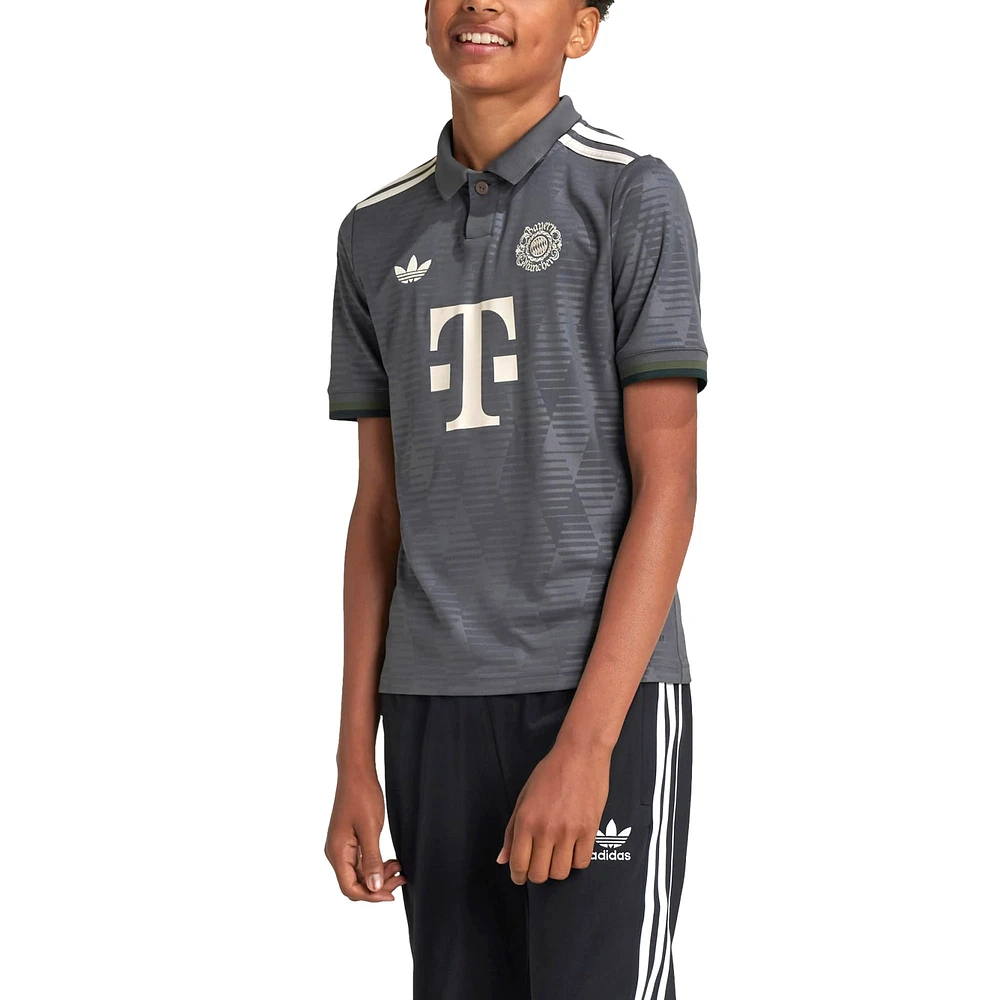 Youth adidas Gray Bayern Munich 2024/25 Wiesn Replica Jersey