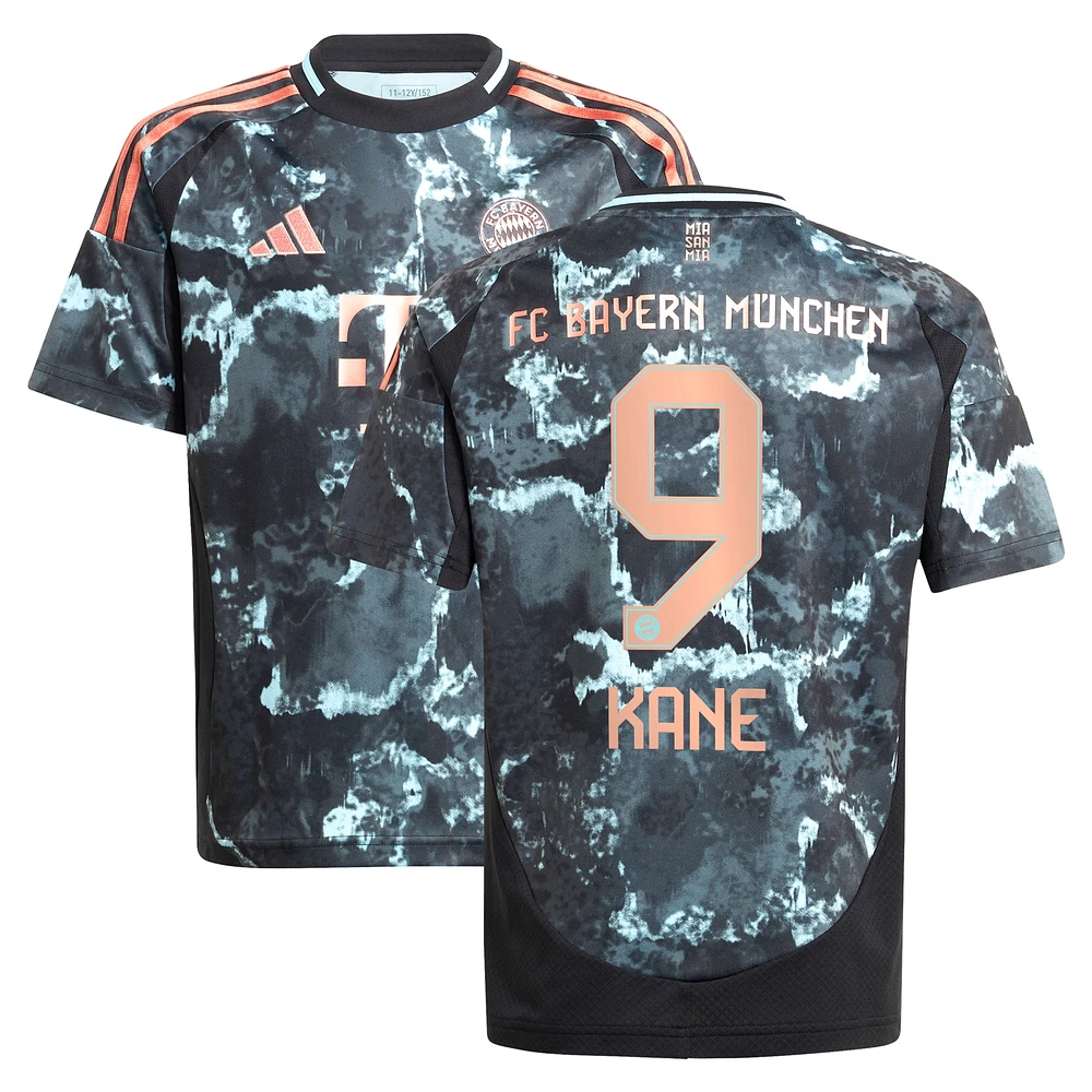 Maillot de joueur réplique extérieur du Bayern Munich 2024/25 adidas Harry Kane noir pour jeune