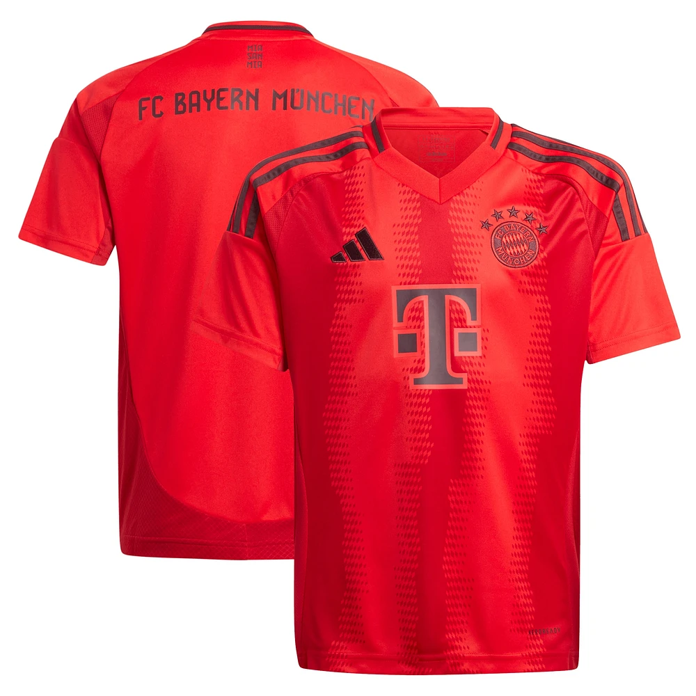 Maillot adidas rouge Bayern Munich 2024/25 domicile réplique pour enfant