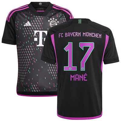 Maillot adidas Sadio Mané Bayern Munich 2023/24 extérieur Replica Player pour enfant