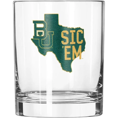 Ours Baylor 14 oz. Verre de roches de la ville natale