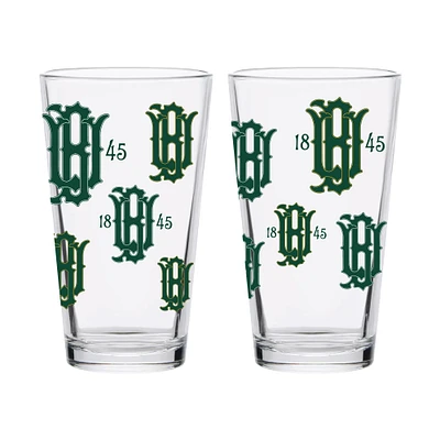 Ours Baylor 16 oz. Verre à pinte vintage Medley