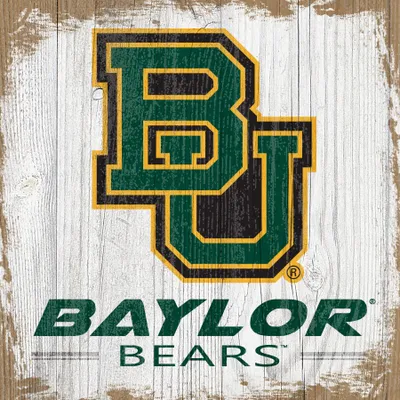 Baylor Bears 6'' x 6'' Team Logo Block