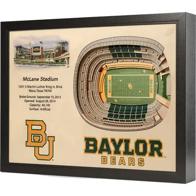 Baylor Bears McLane Stadium 25.5" x 19.5" Stadium Views Wall Art