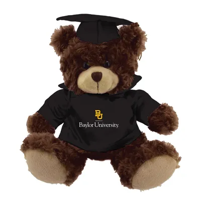 Baylor Bears 12'' Graduation Plush Bear - Black/Brown