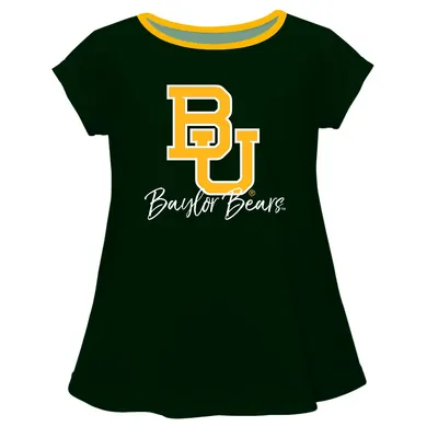 Baylor Bears Girls Toddler A-Line Top - Green