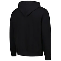 Men's  Black Baylor Bears Arch Logo Foundation Fleece Pullover Hoodie