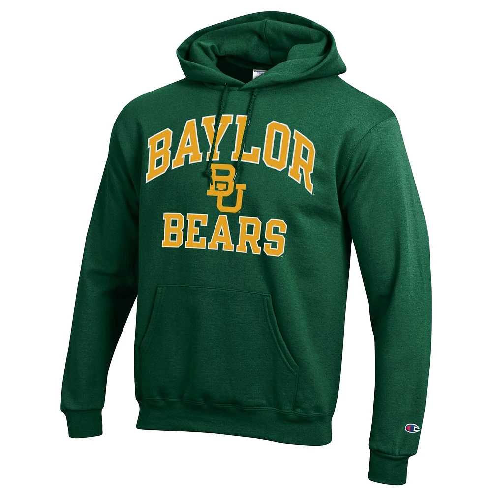 Sweat à capuche Champion vert Baylor Bears High Motor pour homme