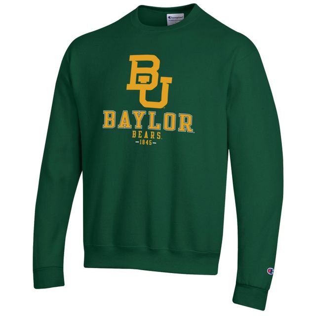 Sweat-shirt à capuche Baylor Bears Team Stack Powerblend vert champion pour hommes