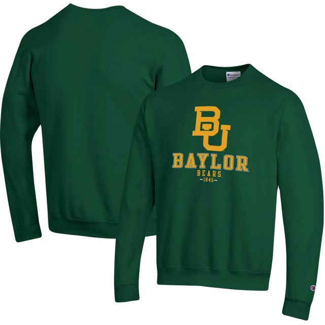 Sweat-shirt à capuche Baylor Bears Team Stack Powerblend vert champion pour hommes