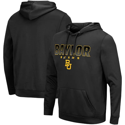 Sweat à capuche Colosseum Baylor Bears Blackout 3.0 pour homme