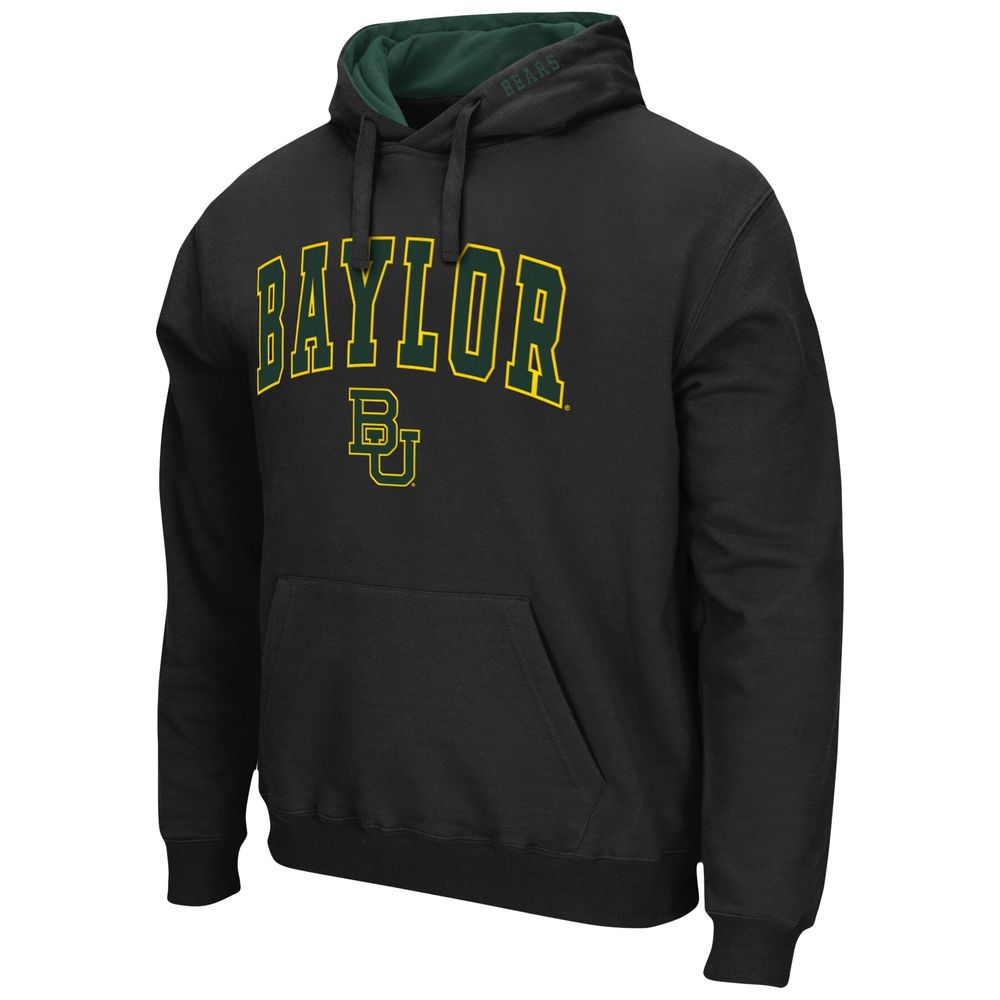 Men's Colosseum Baylor Bears Arch & Logo 3.0 Pullover Hoodie