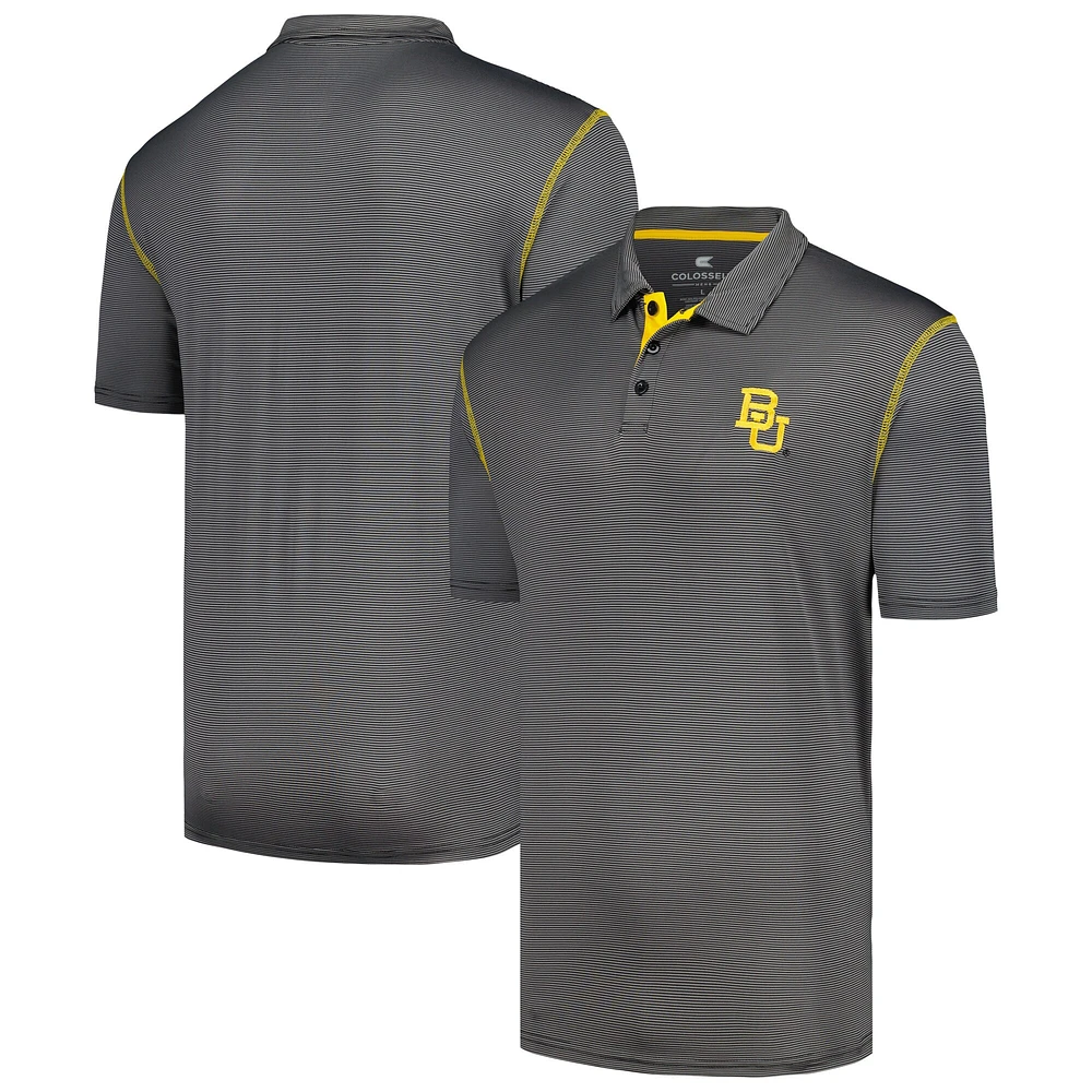 Polo noir Colosseum Baylor Bears Cameron pour homme