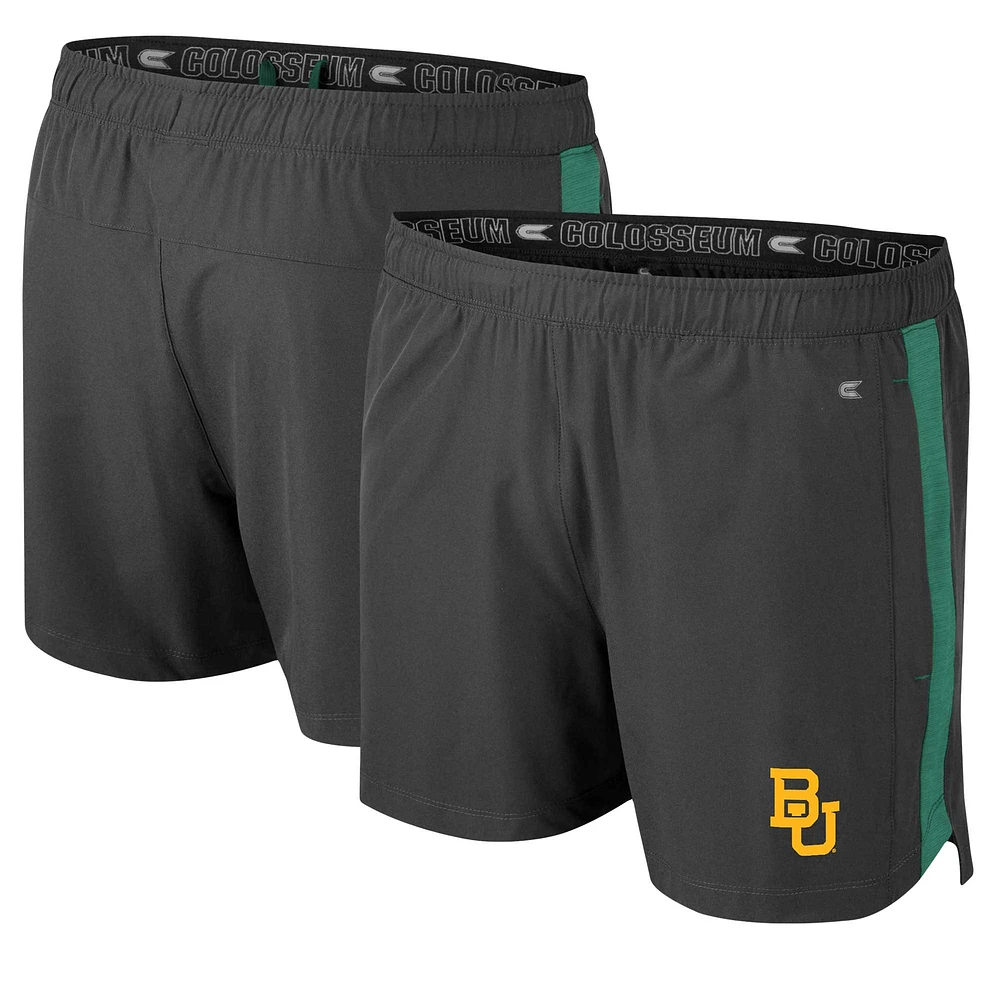 Men's Colosseum Charcoal Baylor Bears Langmore Shorts