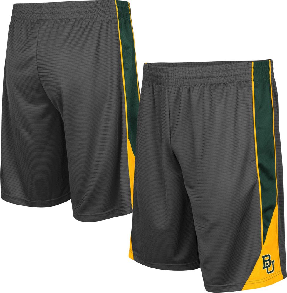 Men's Colosseum Charcoal Baylor Bears Turnover Shorts