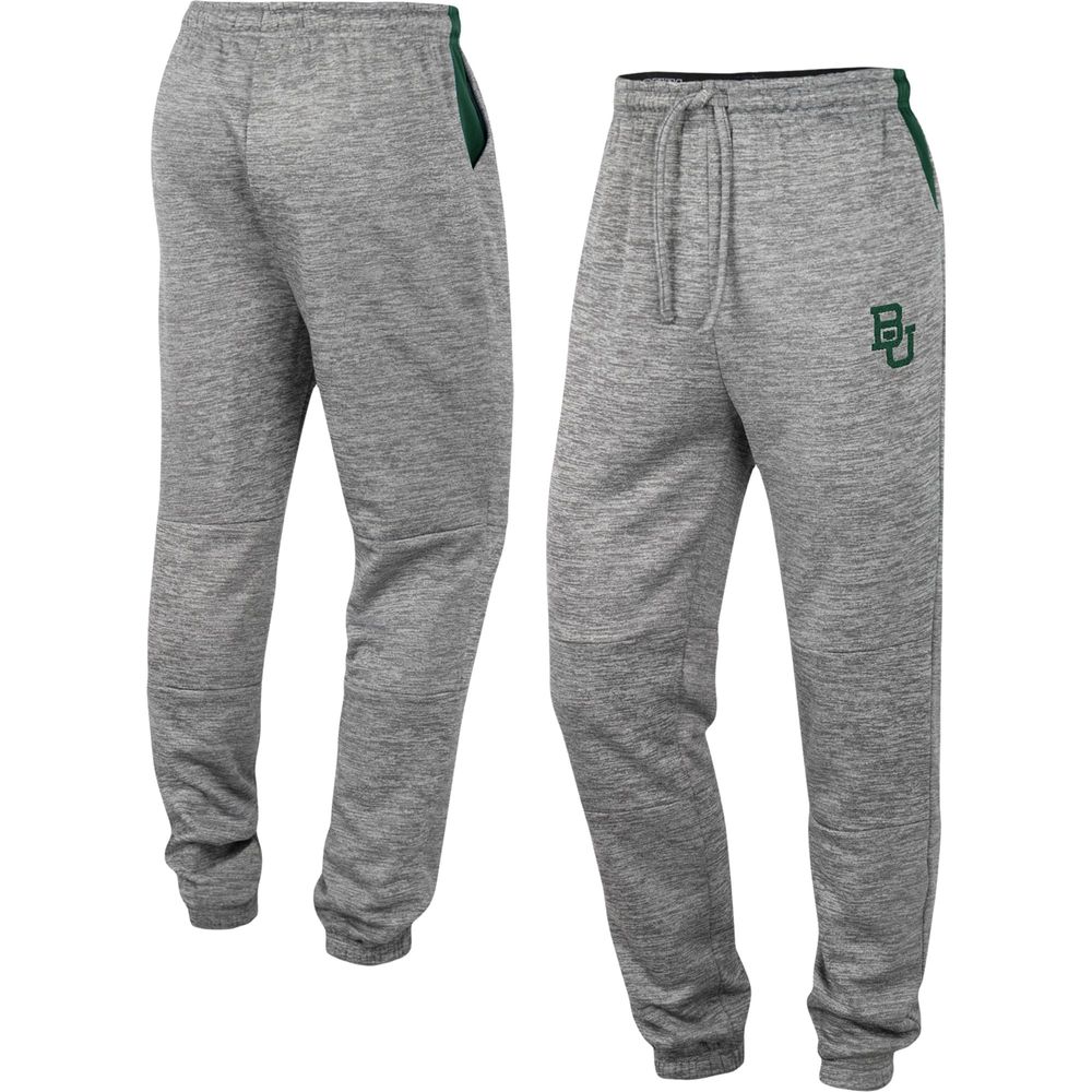 Men's Colosseum Gray Baylor Bears Worlds to Conquer Sweatpants