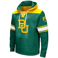 Sweat à capuche lacets Colosseum Green Baylor Bears 2.0 pour hommes