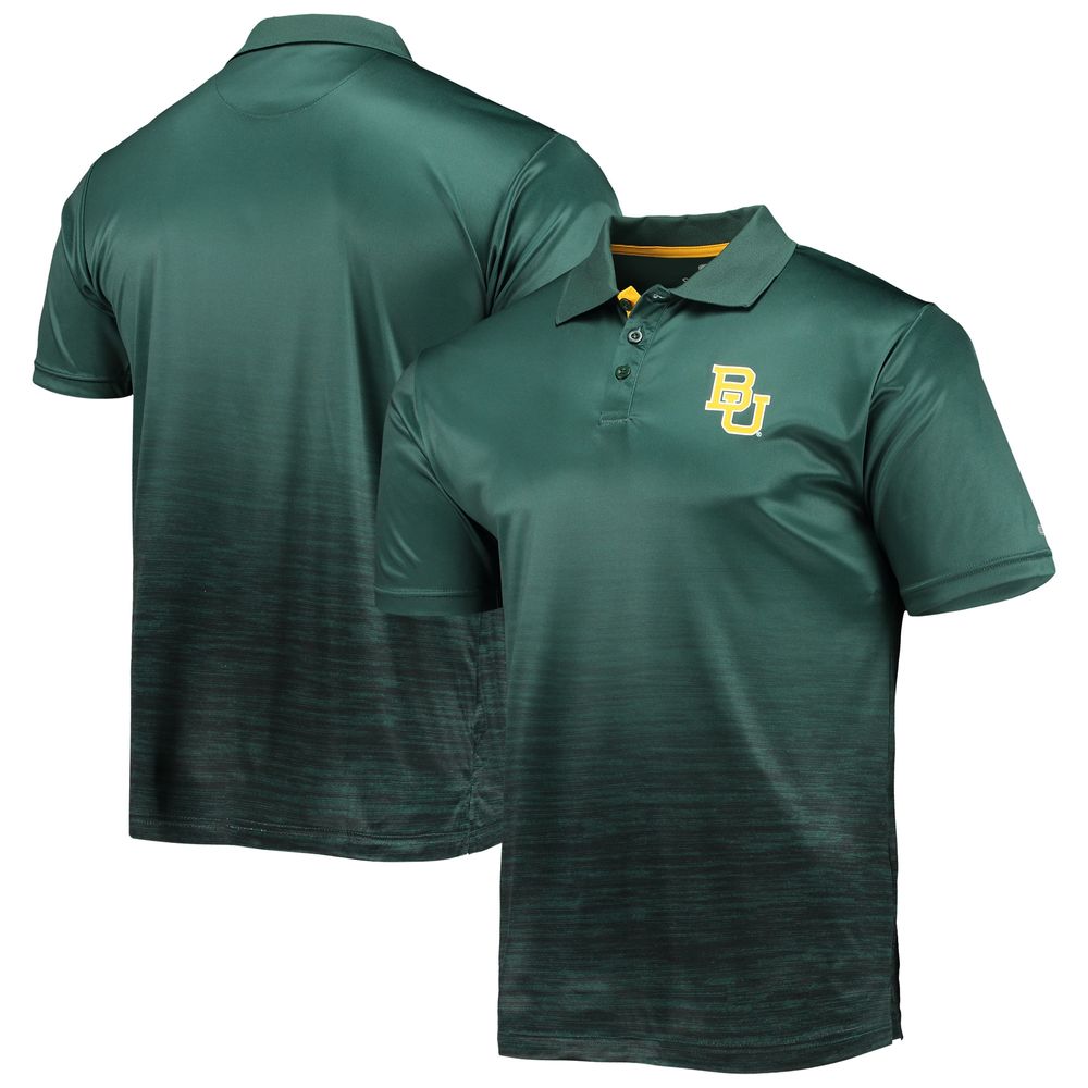 Men's Colosseum Green Baylor Bears Marshall Polo