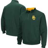 Men's Colosseum Green Baylor Bears Tortugas Quarter-Zip Sweatshirt