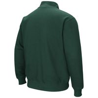 Men's Colosseum Green Baylor Bears Tortugas Quarter-Zip Sweatshirt