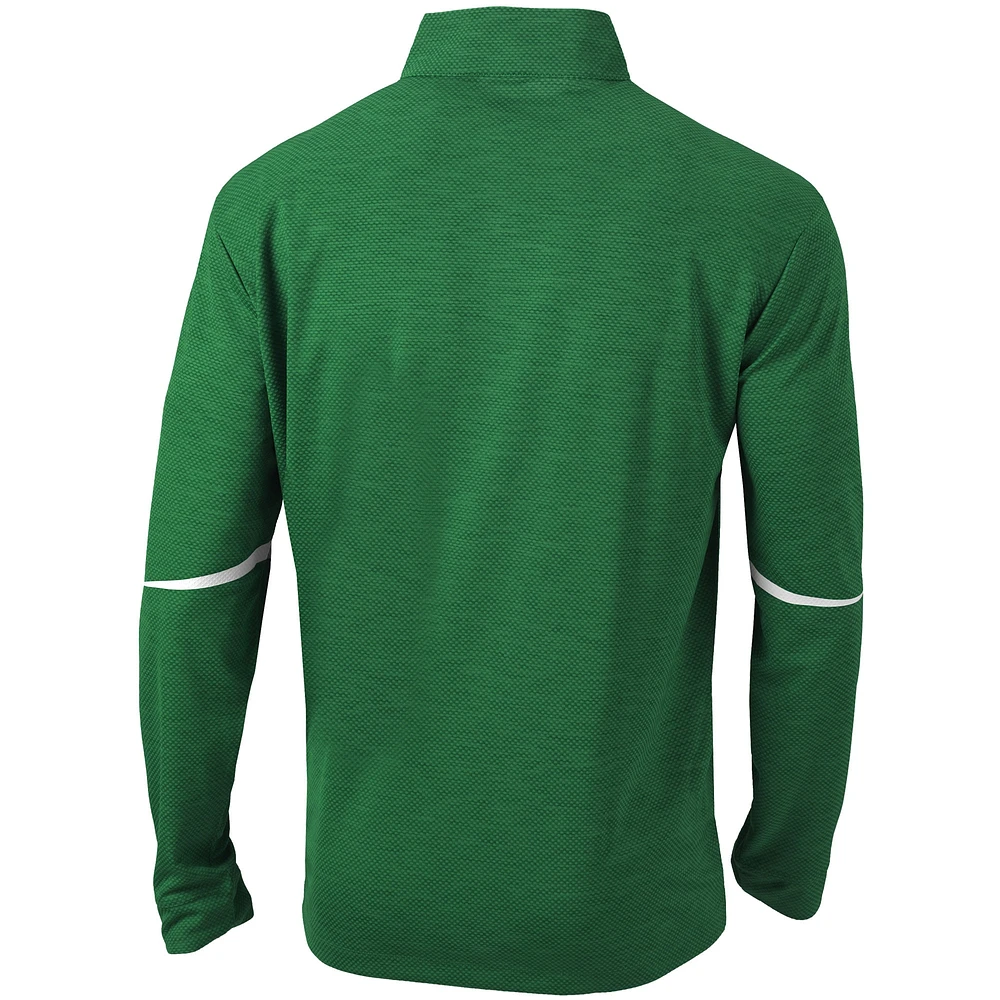 Men's Columbia Green Baylor Bears Scorecard Quarter-Zip Jacket