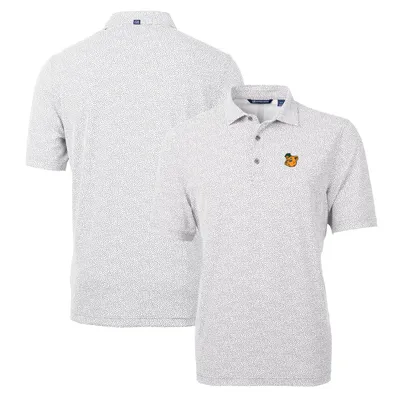 Baylor Bears Cutter & Buck Virtue Eco Pique Botanical Recycled Polo - Gray