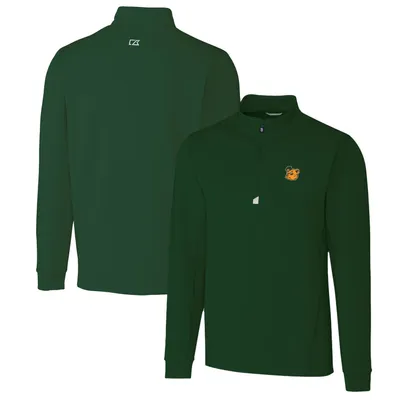 Baylor Bears Cutter & Buck Traverse Stretch Quarter Zip-Pullover Top