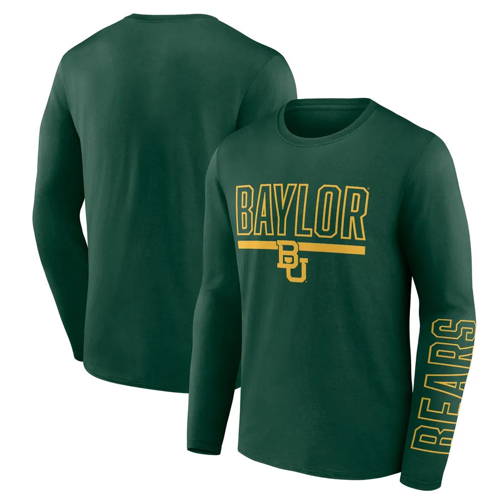Lids Baylor Bears Fanatics Branded Modern Two-Hit Long Sleeve T-Shirt -  Green