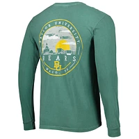 Men's Green Baylor Bears Circle Campus Scene Long Sleeve T-Shirt