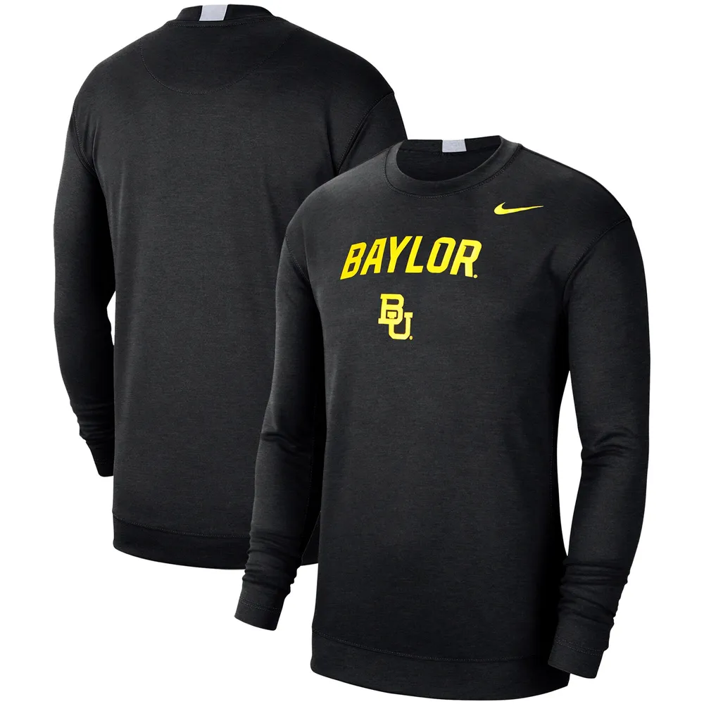 Baylor Bears Nike Spotlight Raglan Performance Long Sleeve T-Shirt - Black