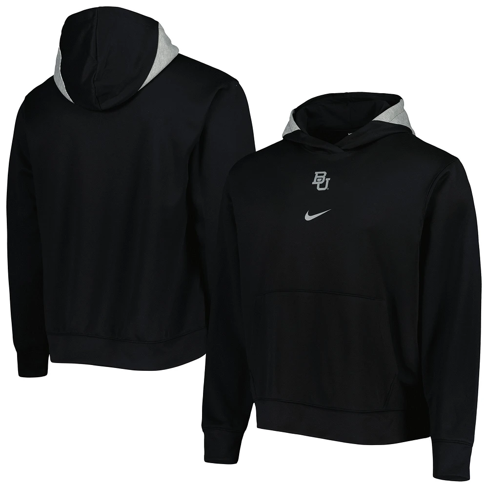 Sweat à capuche Nike Baylor Bears Spotlight Performance pour homme, noir