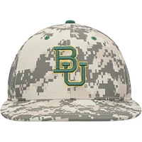 Men's Nike Camo Baylor Bears Aero True Baseball Performance Fitted Hat