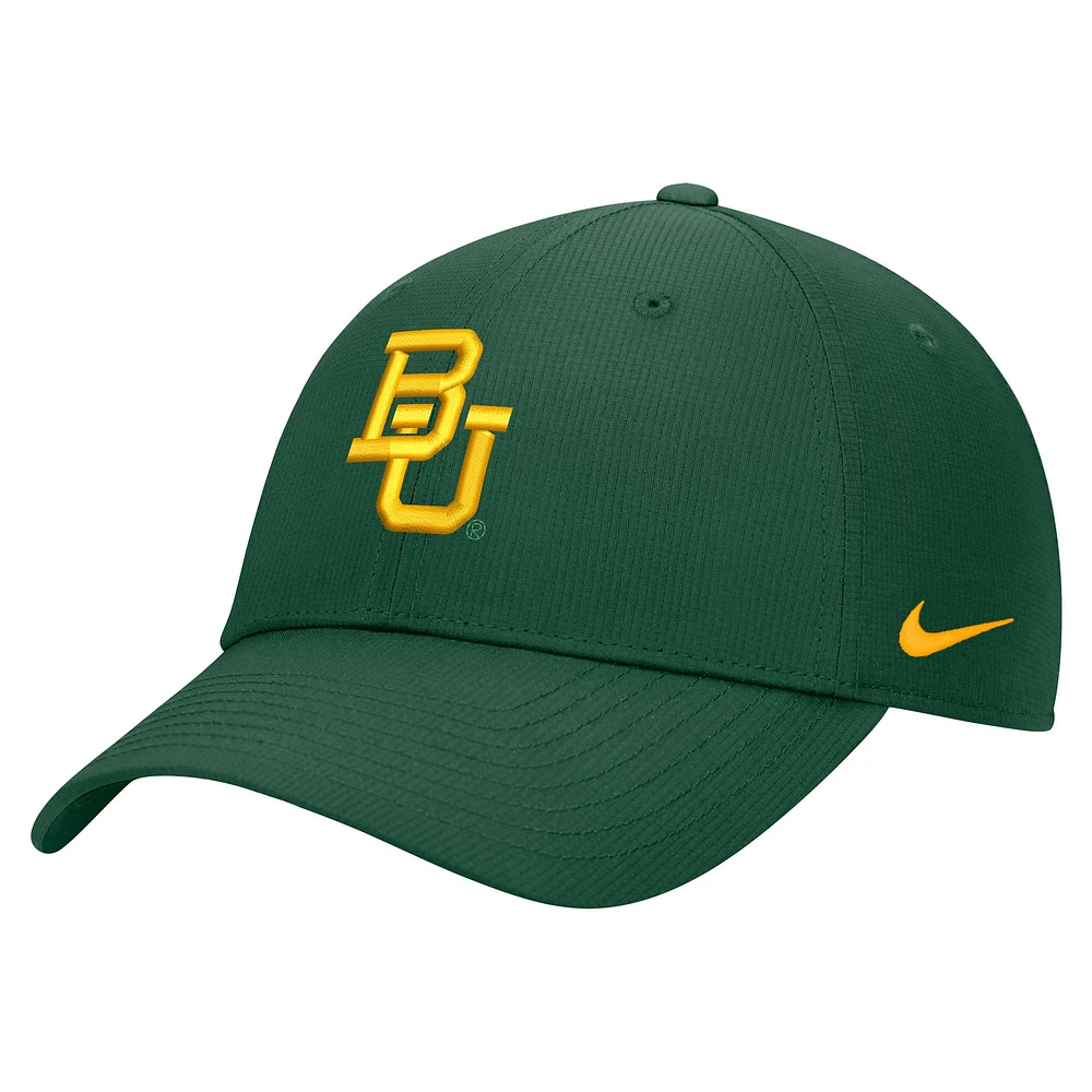 Casquette réglable Nike Green Baylor Bears 2024 Sideline Club pour homme