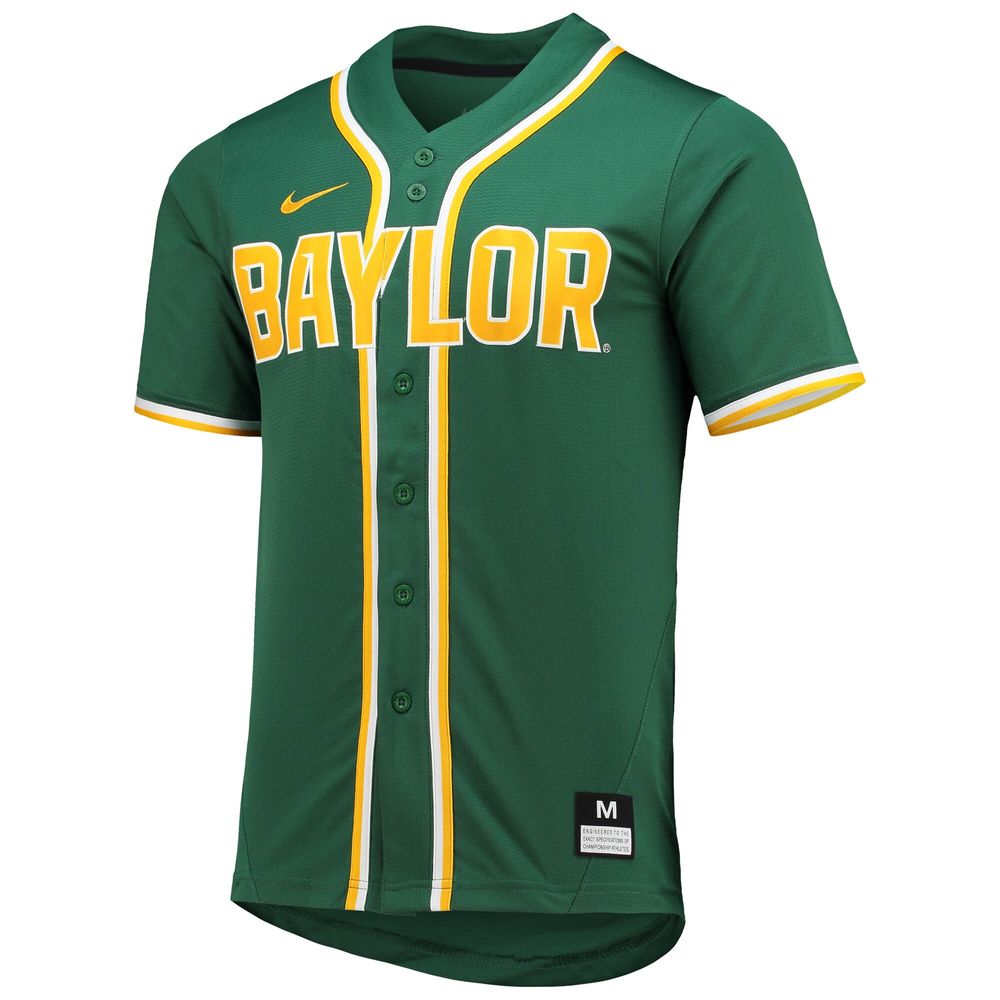 Men's Nike Green Baylor Bears Replica Baseball Jersey