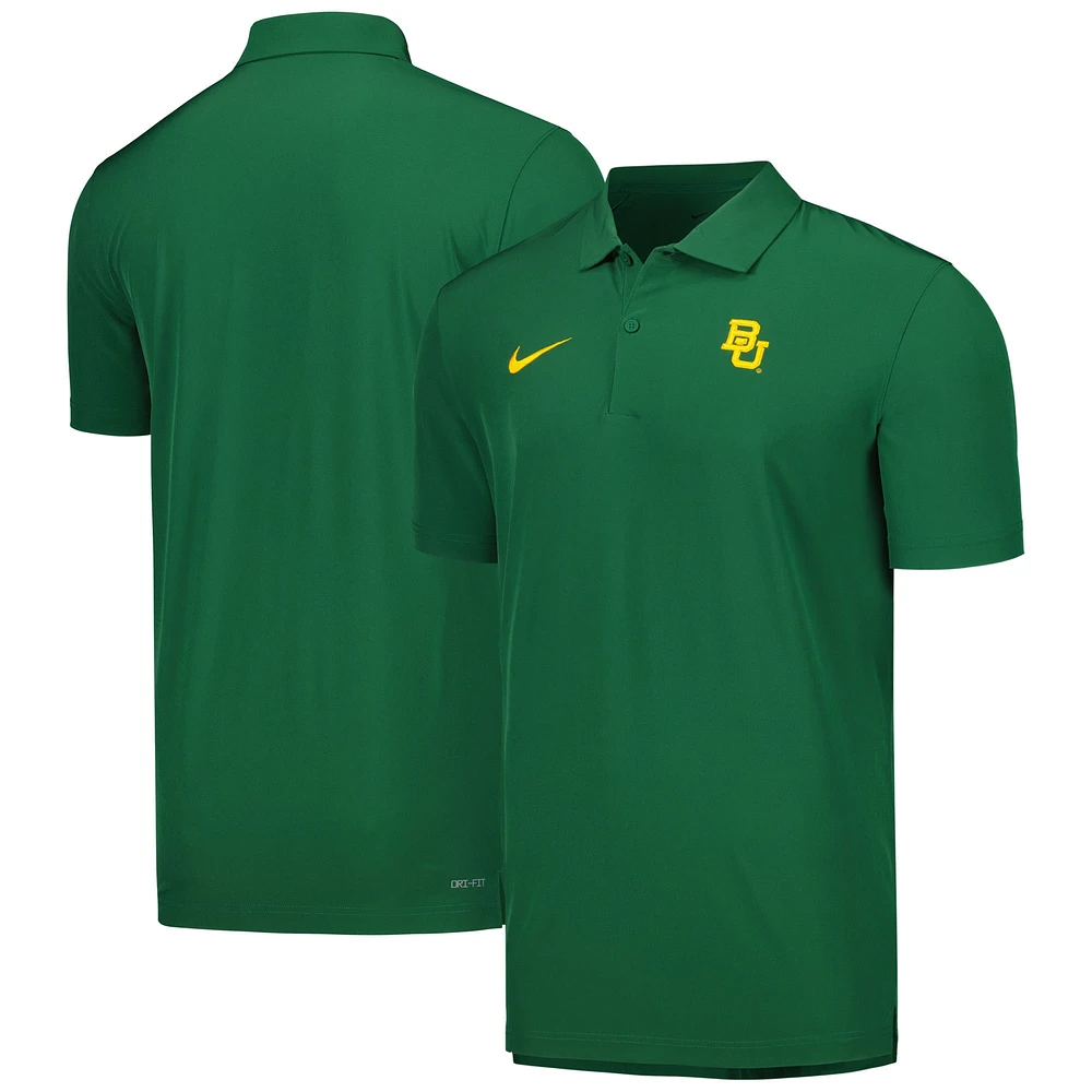 Men's Nike Green Baylor Bears Sideline Polo