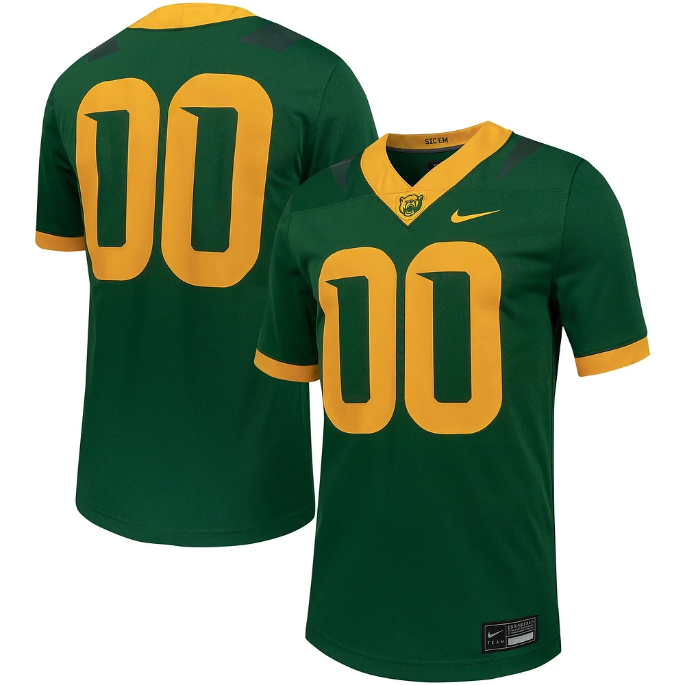 Men's Nike #00 Green Baylor Bears Untouchable Football Replica Jersey