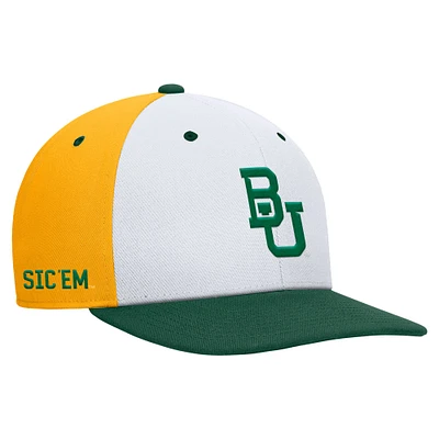 Men's Nike White/Gold Baylor Bears Pro Performance Snapback Hat