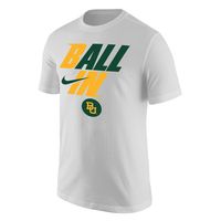 Men's Nike White Baylor Bears Legend Bench T-Shirt