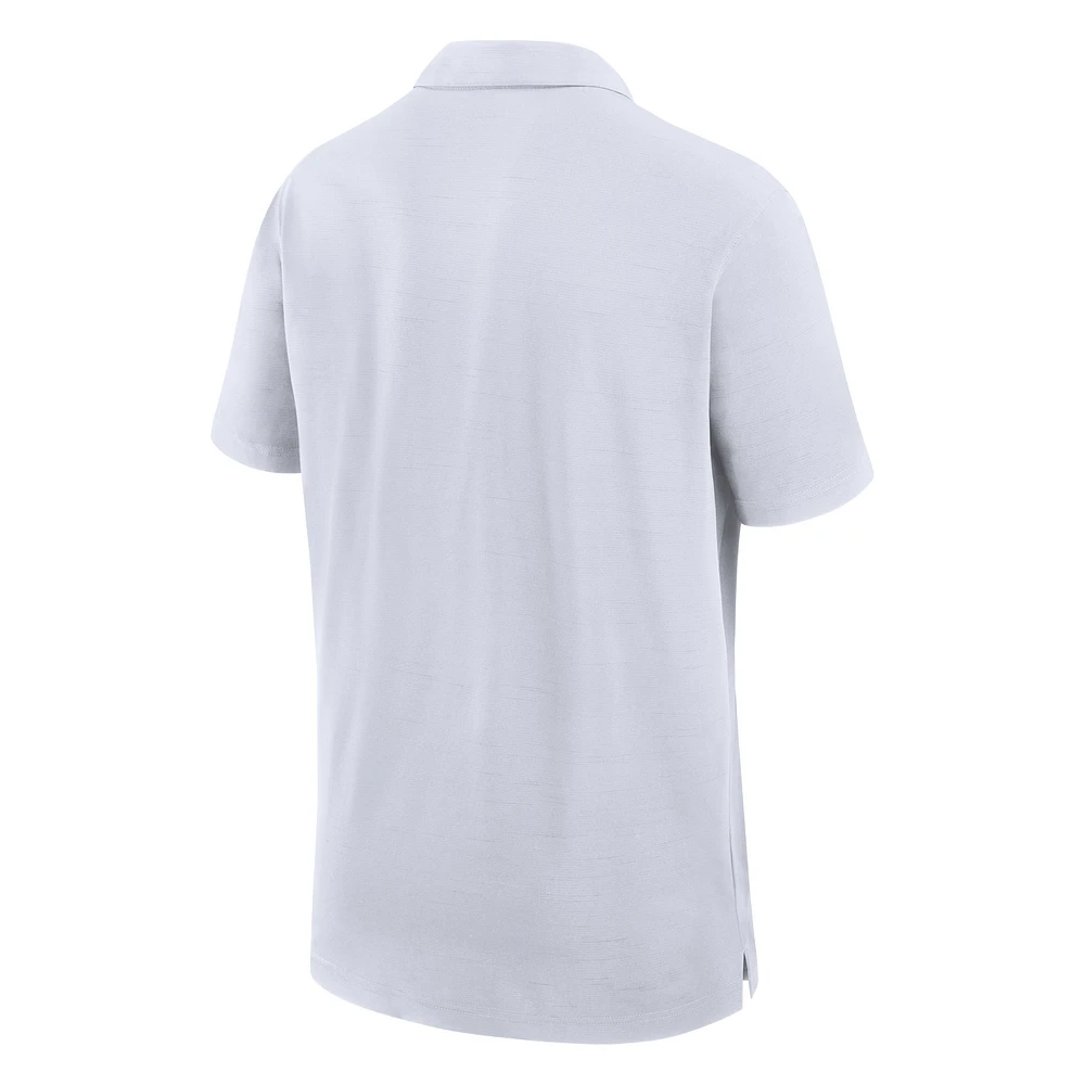 Men's Nike White Baylor Bears Performance Polo