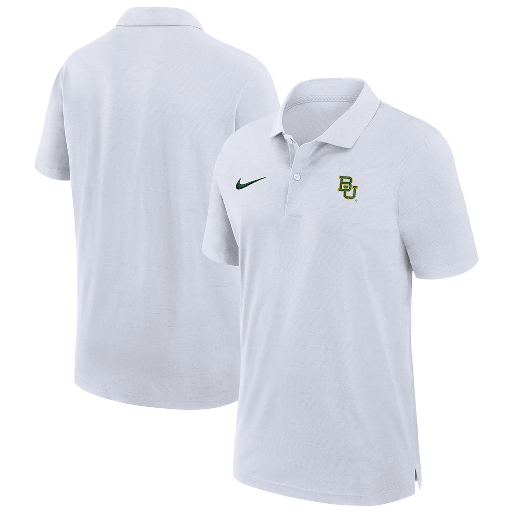 Men's Nike White Baylor Bears Performance Polo