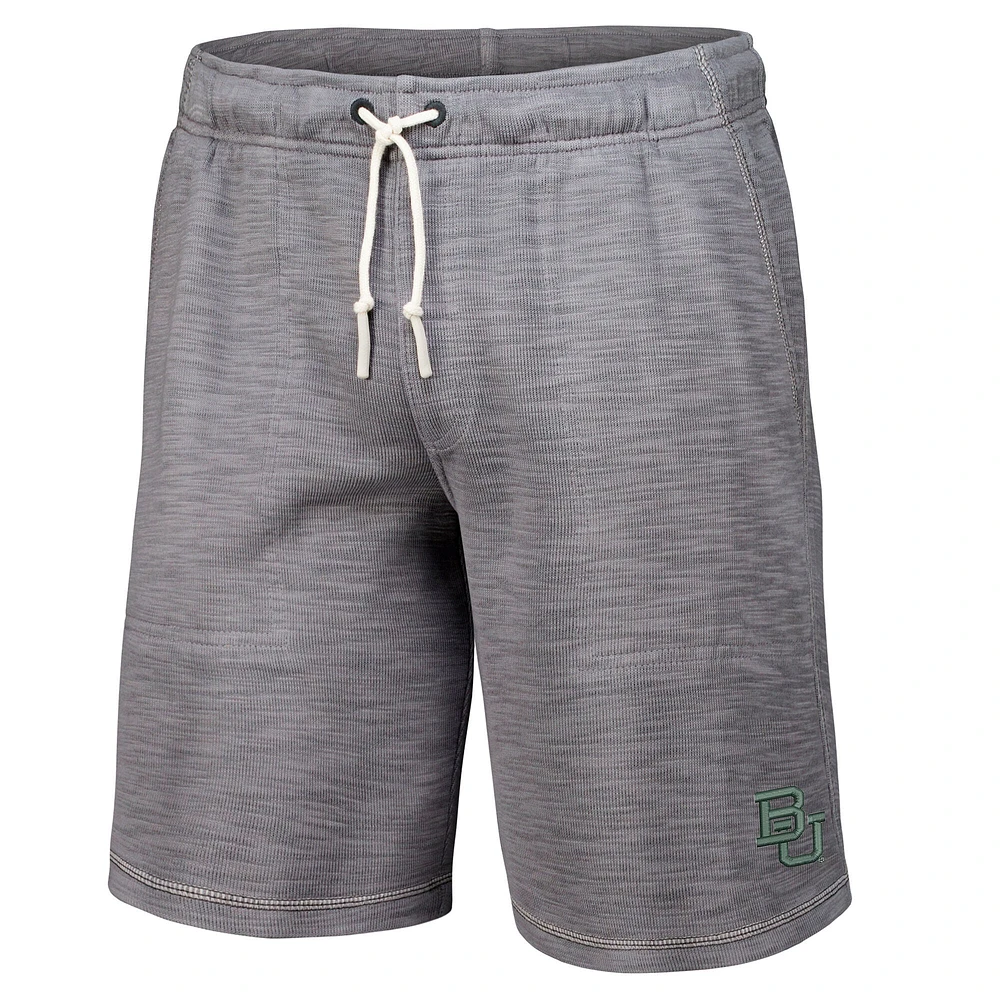 Short Tommy Bahama gris Baylor Bears Tobago Bay Tri-Blend pour hommes