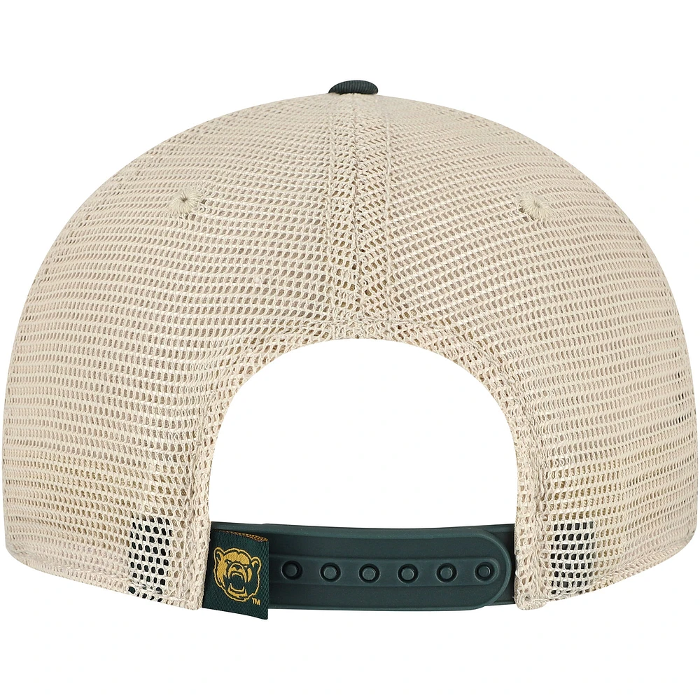 Men's Top of the World  Green/Gold Baylor Bears Off Road Adjustable Trucker Hat