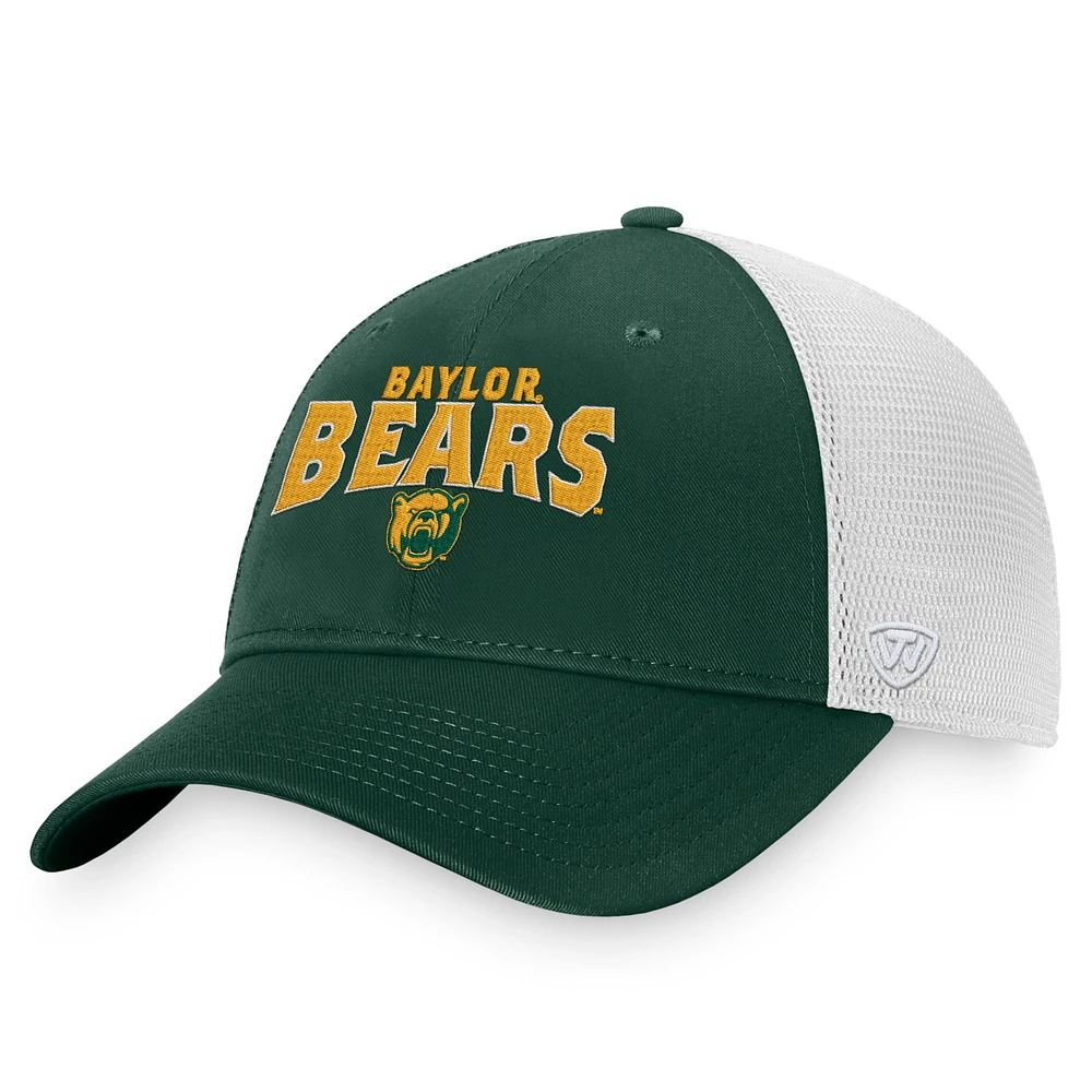 TOP BAYLOR VERT AVEC NCAA TOP BREAKOUT TRUCKER HATMENSTR